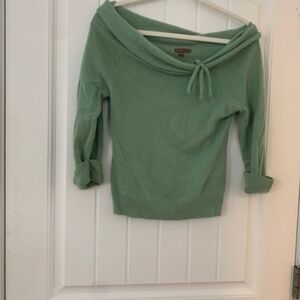 Cris green cashmere sweater